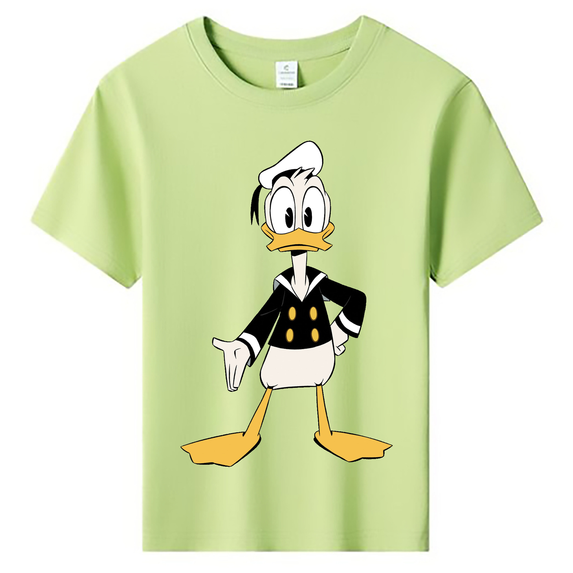 ミッキーマウス Mickey Mouse 綿100％キッズTシャツ（フロントプリント）